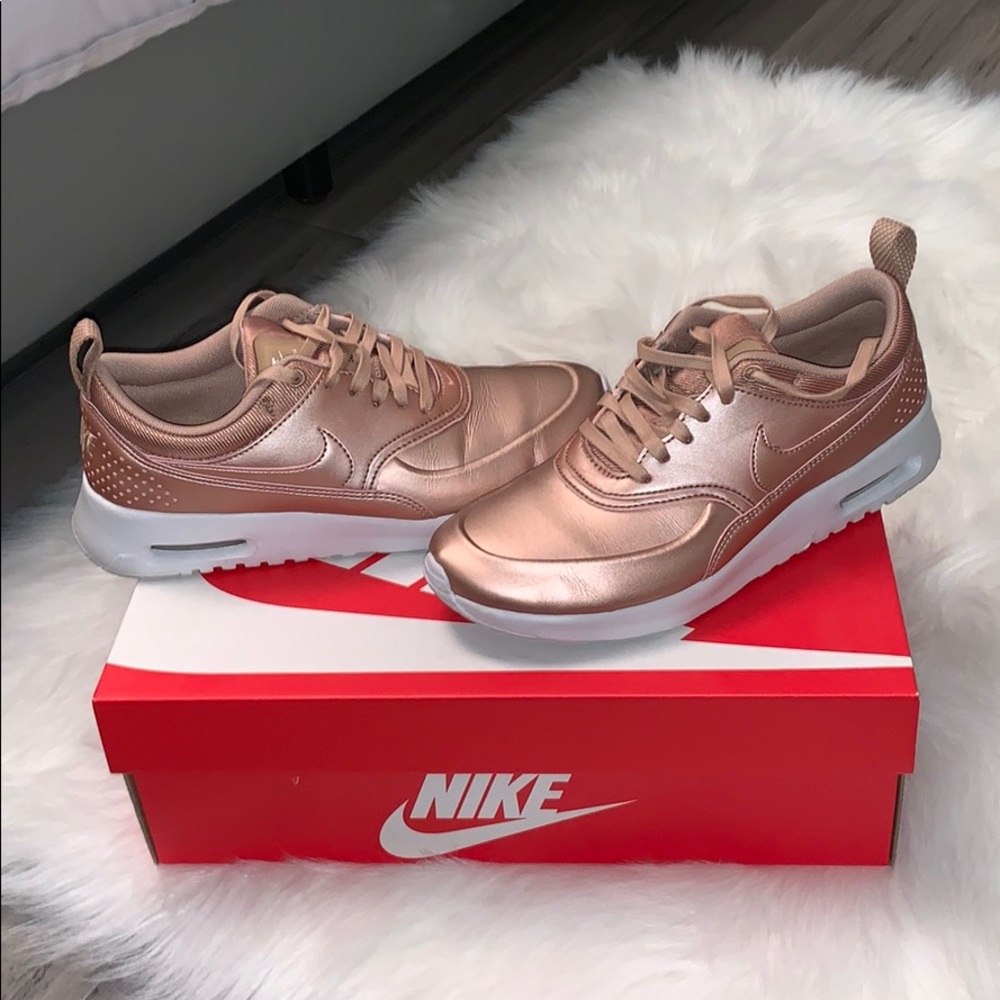 Rose gold nikes